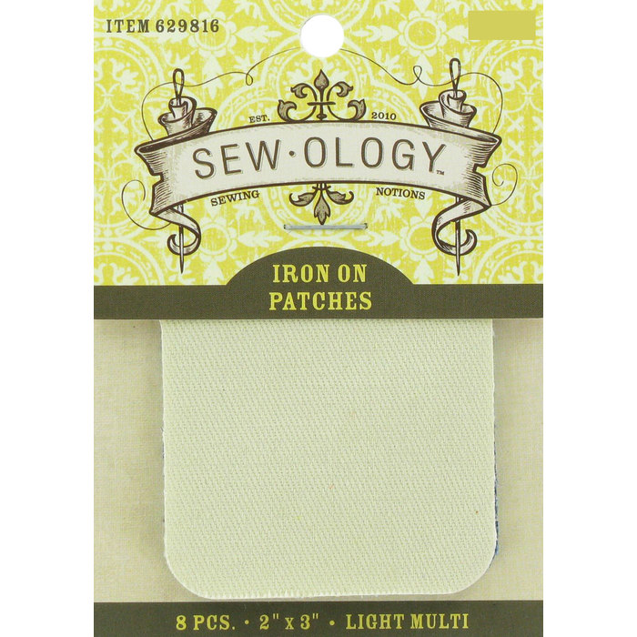 Assorted Light IronOn Patches 2" x 3" Hobby Lobby 629816